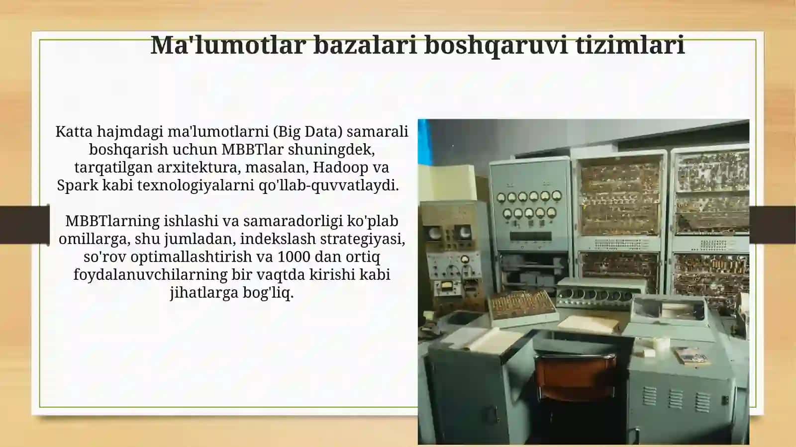 Zamonaviy axborot uzatish va saqlash vositalari 4