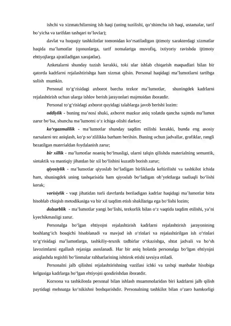 Personal bilan ishlashni boshqarish 4