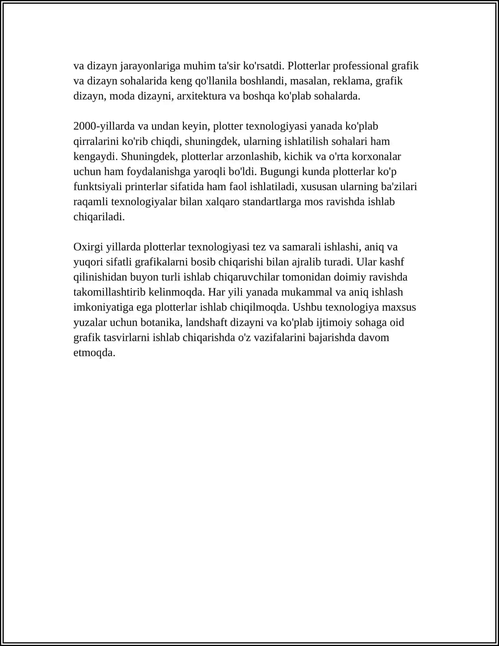 PLOTTER HAQIDA MALUMOT VA RASMLAR 4