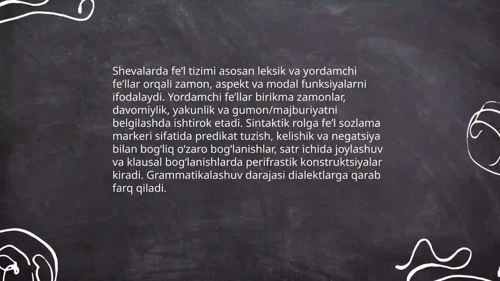 Oʻzbek xalq shevalari sintaksisi 4