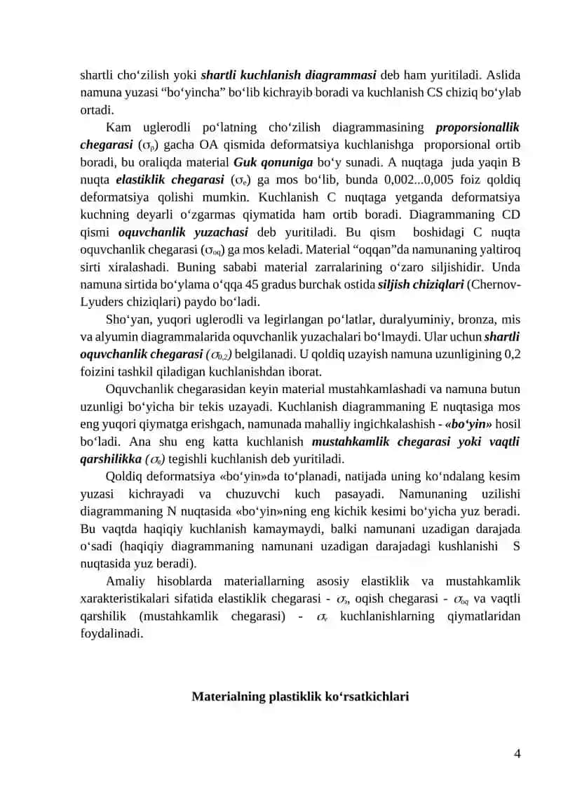 Polat materialni cho‘zilishga sinas 4