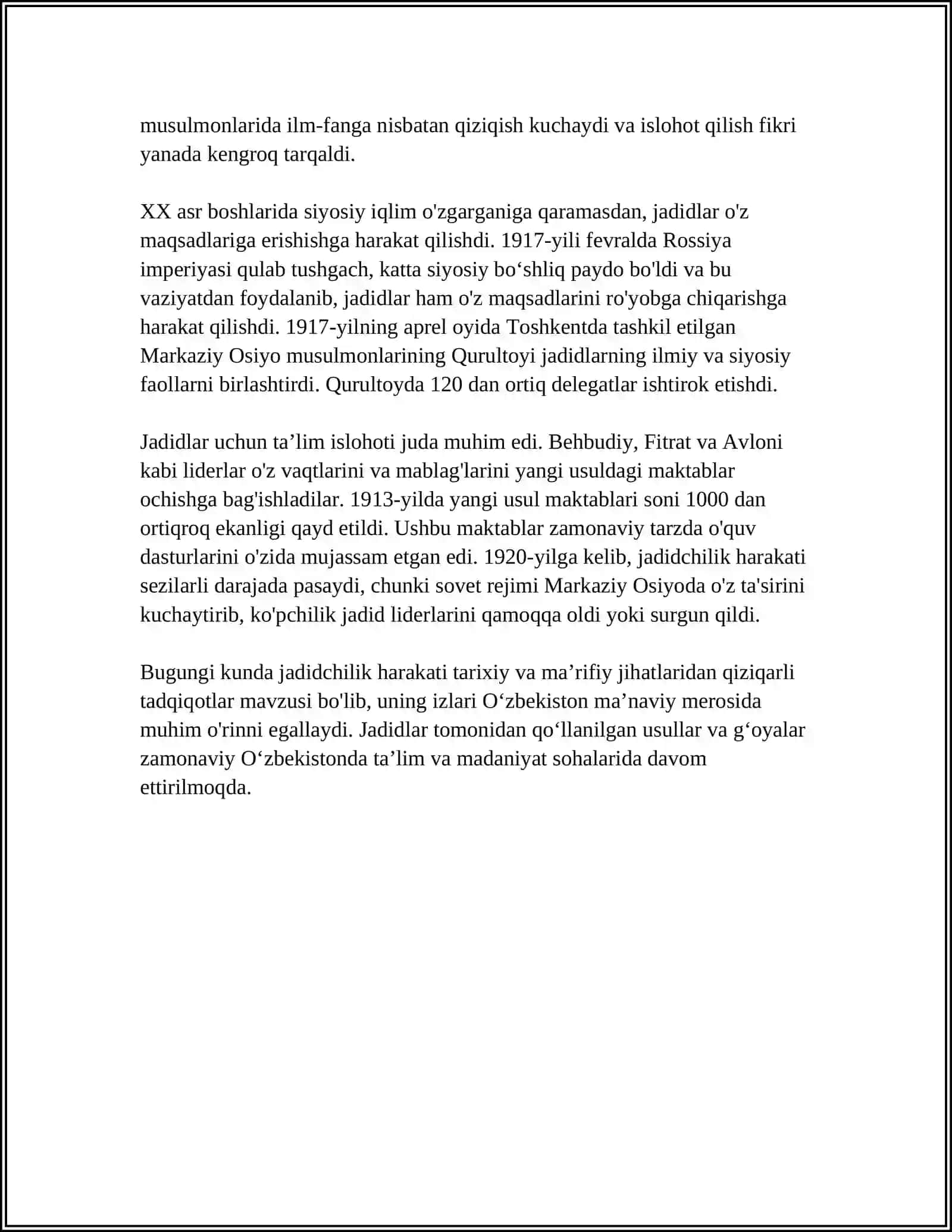 TURKISTONDA JADIDCHILIK HARAKATI 4