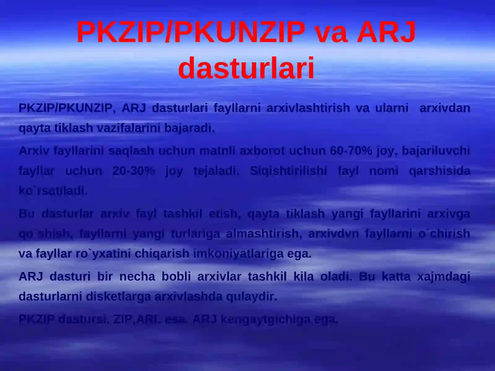 Fayllarni arxivlash va kompyuterni himoyalash 4