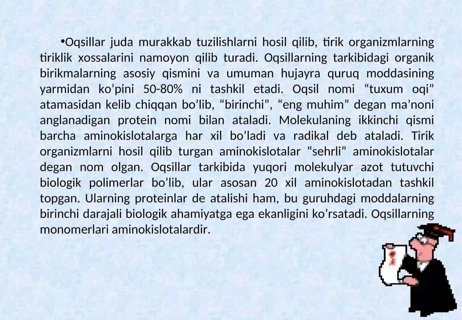 Oqsillarni identifikatsiya qilish va miqdorini aniqlash fanining asoslari 4