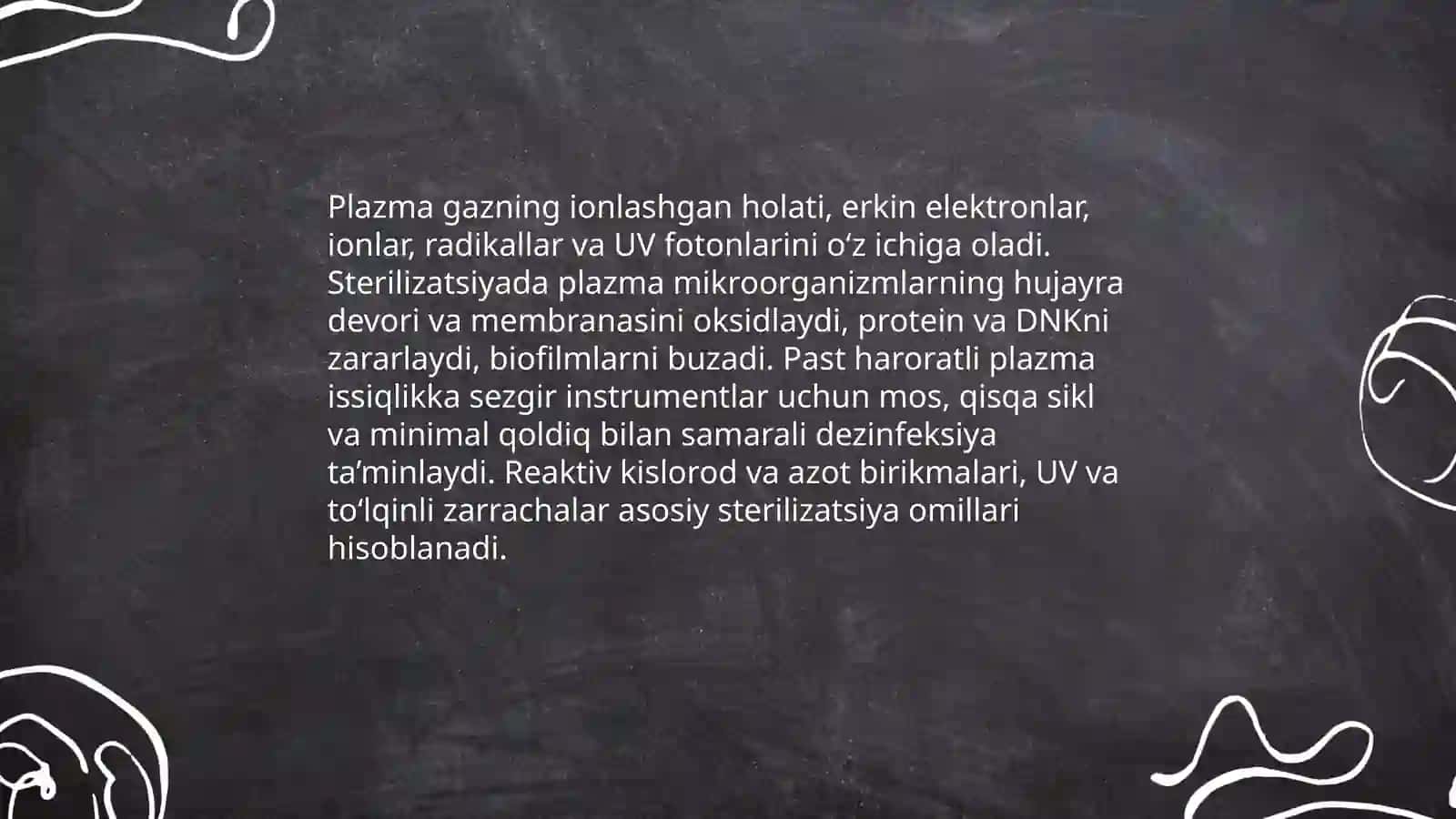Plazmali sterilizatorlar va ularning ish tamoyillari 4