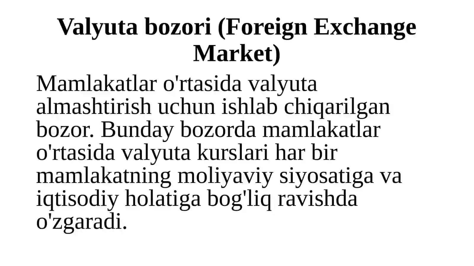 FOND BOZORLARI HAQIDA 4
