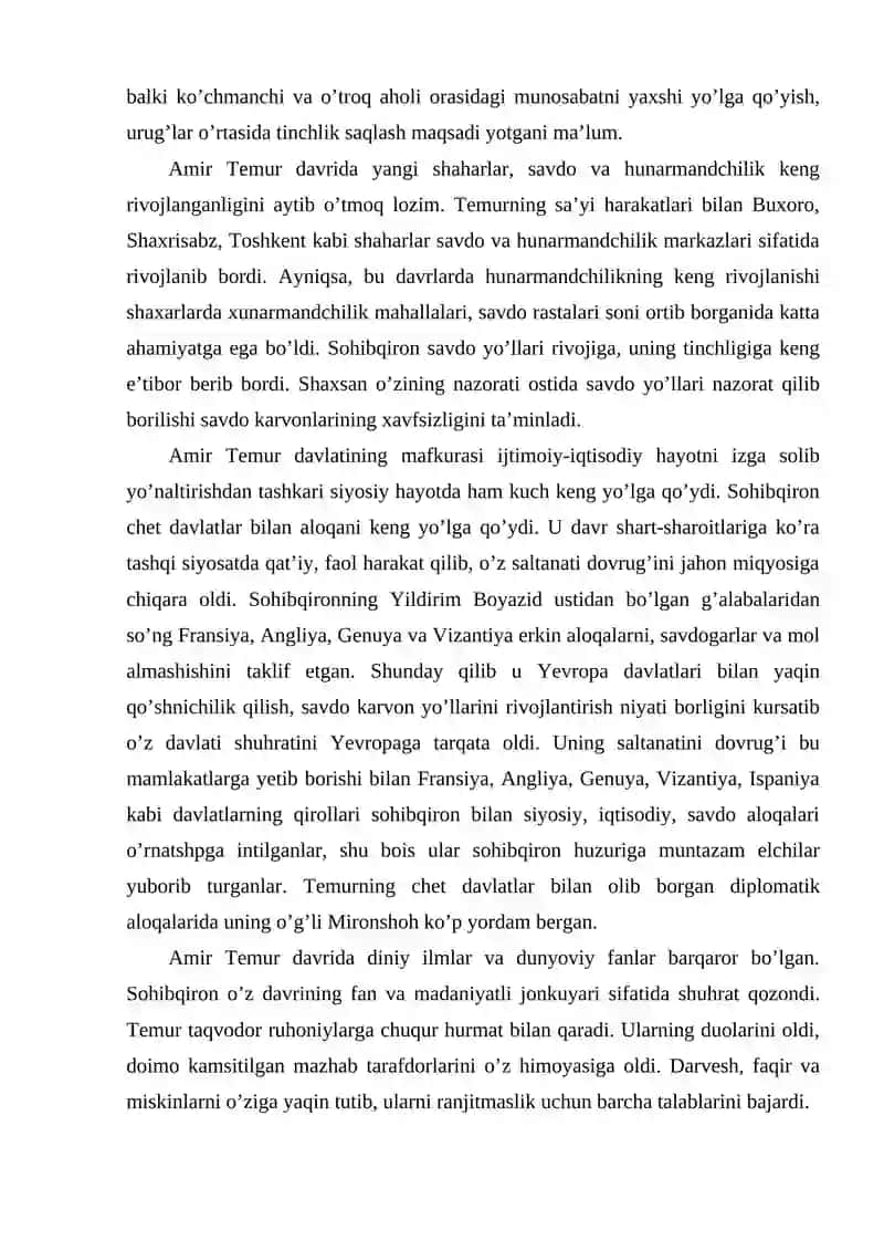 TEMUR DAVLATINING TASHQI SIYOSATI 4