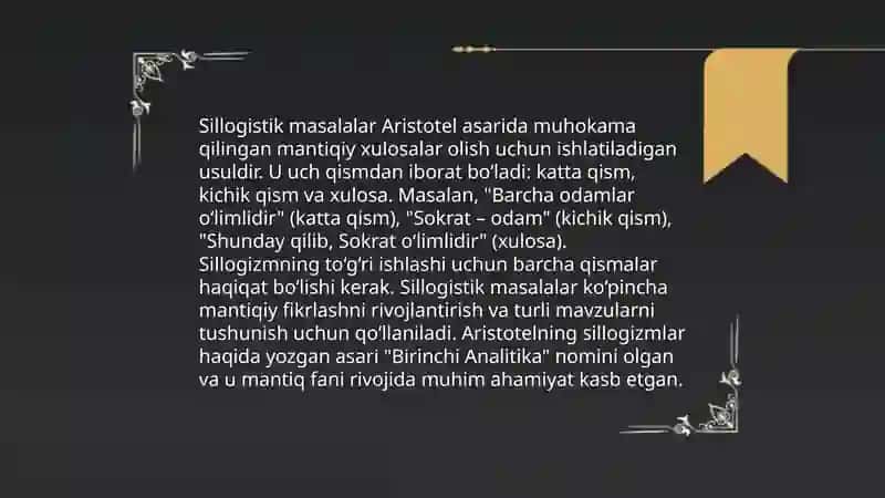 Mantiqiy masalalarni yechish 4
