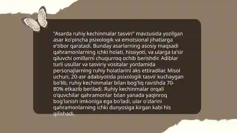 Asarda ruhiy kechinmalar tahlili 4