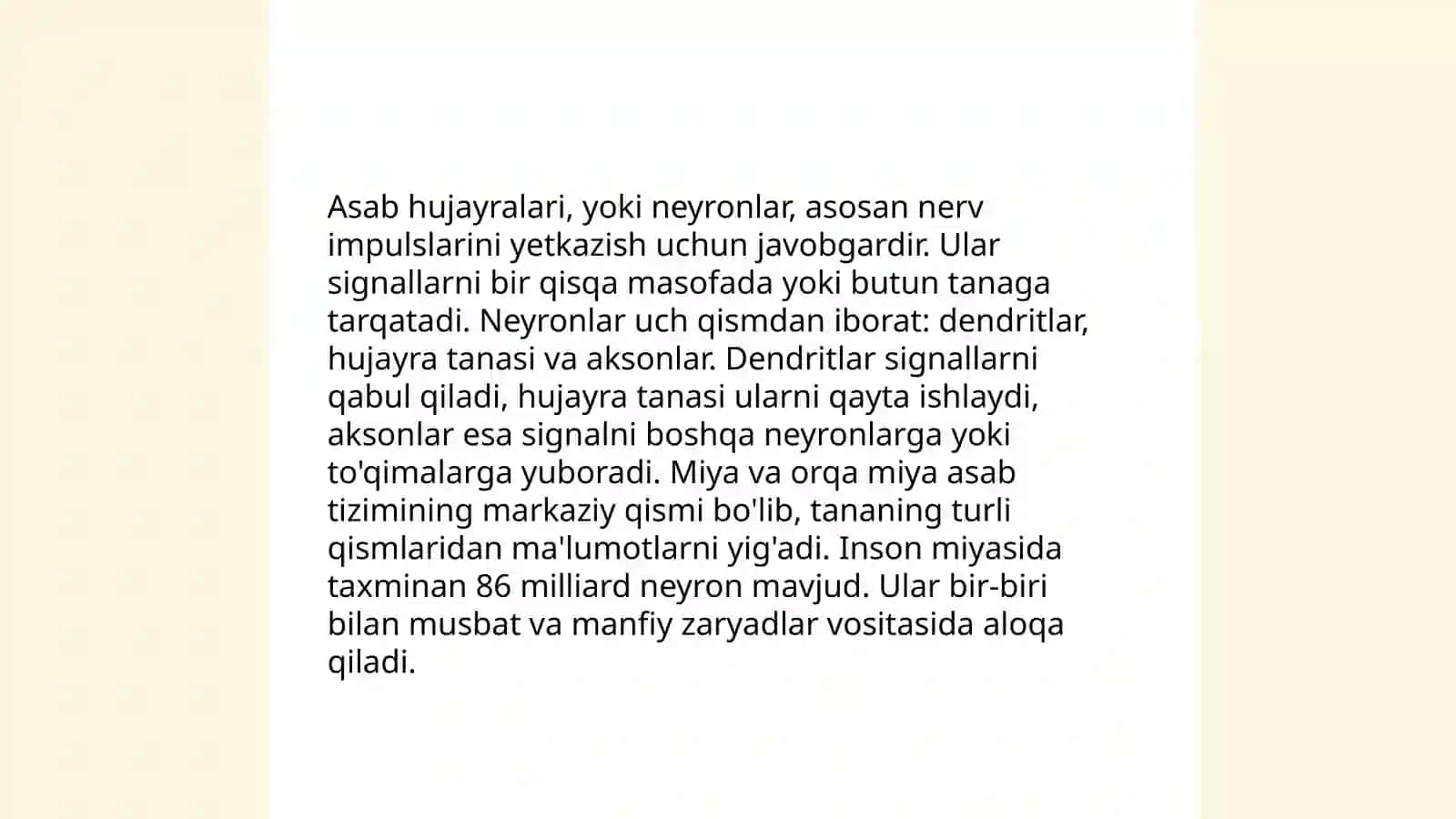 Asab markazlari xossalari 4