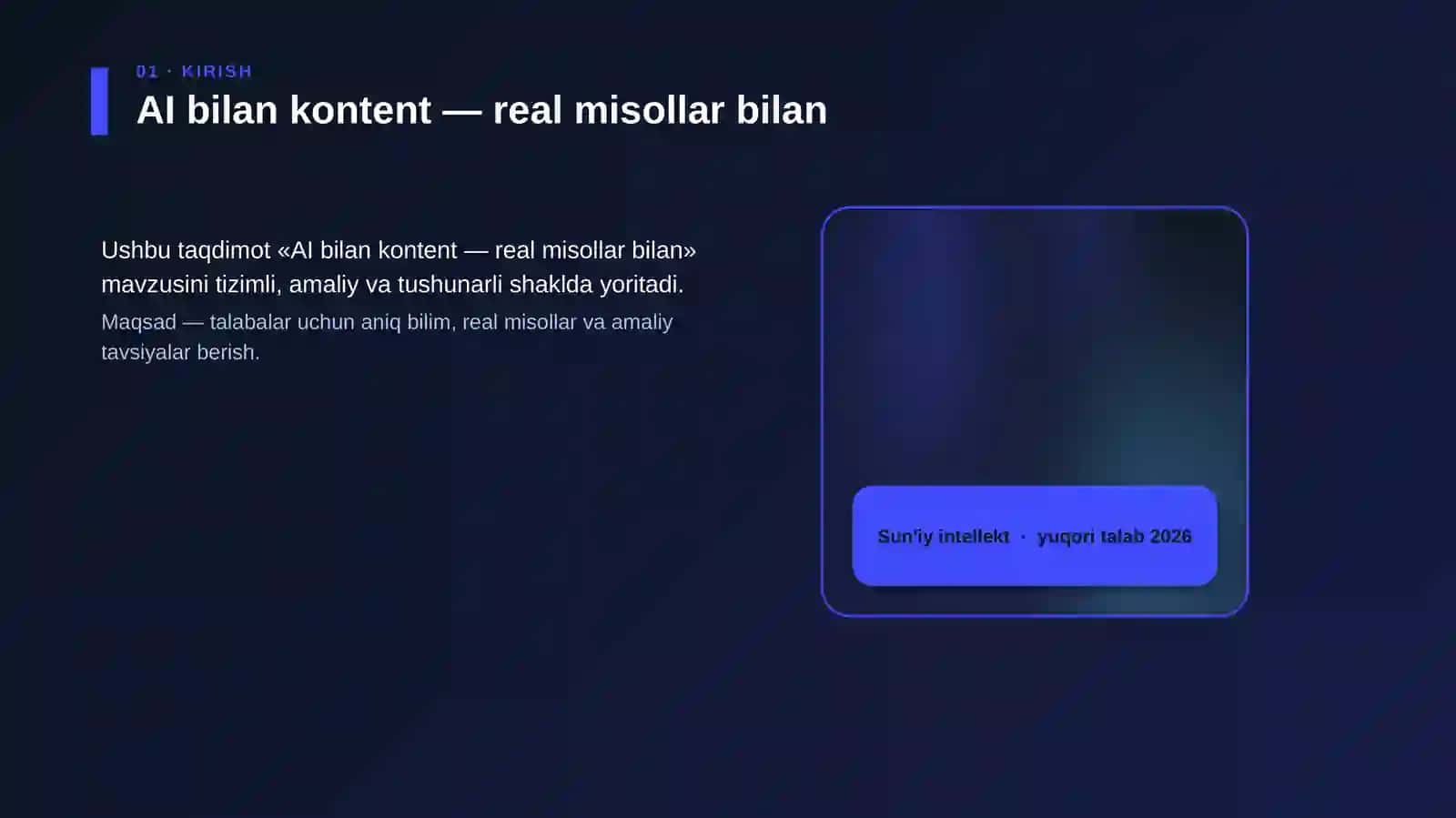 AI bilan kontent — real misollar bilan 4
