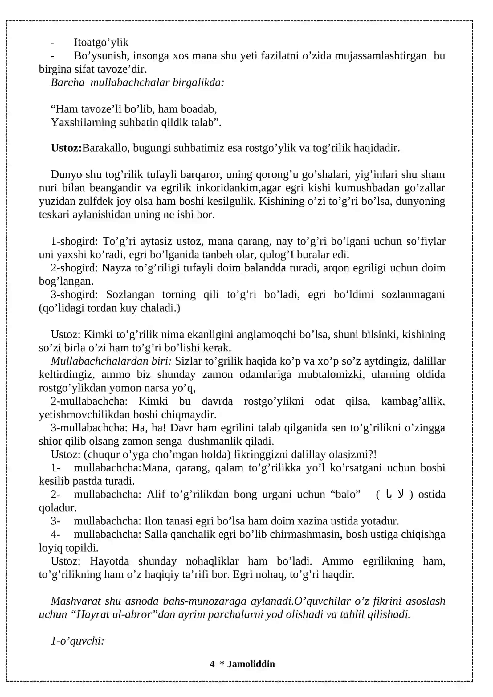 TADBIR SSENARIYLARI 4