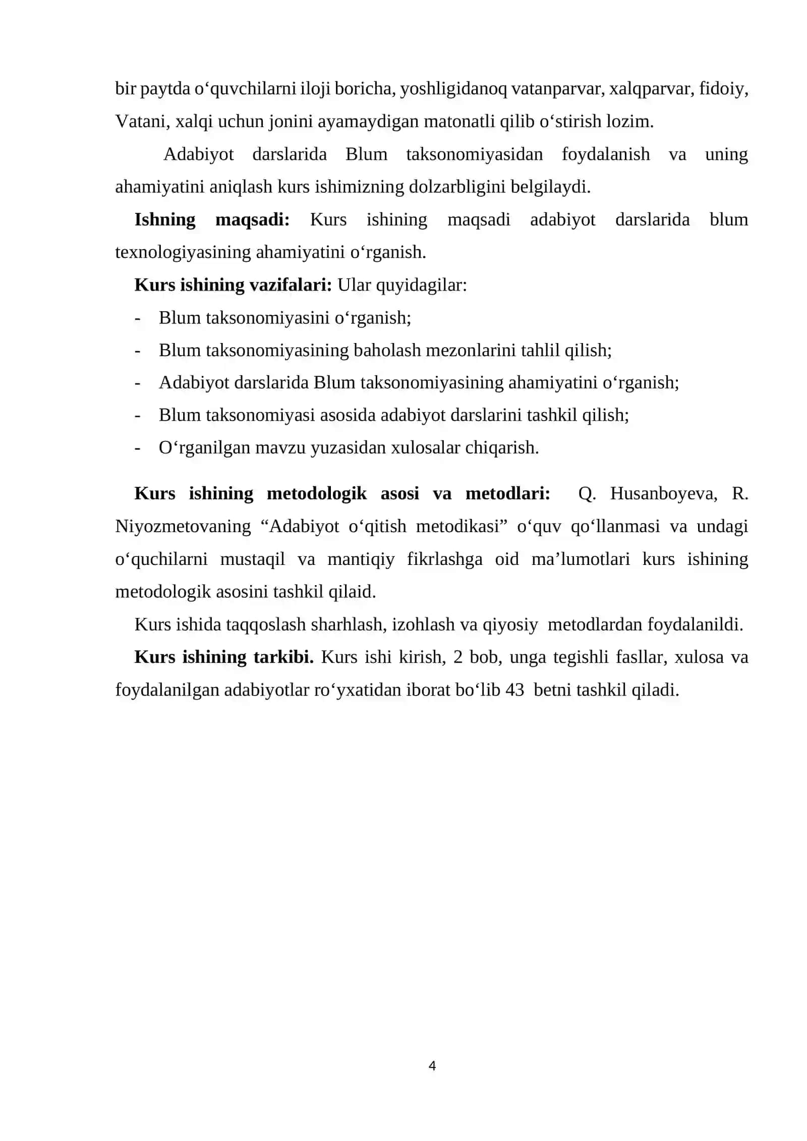 Badiiy asar tahlilida Blum taksonomiyasini qo‘llash texnikasi 4