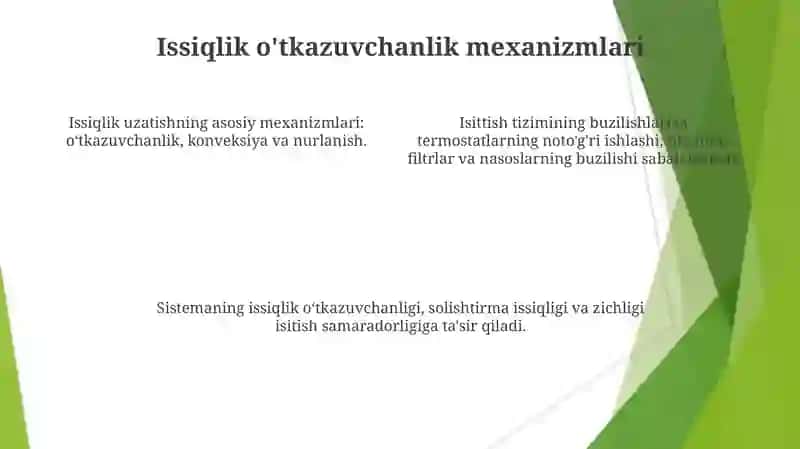 Issiqlik oʻtkazuvchanlik 4