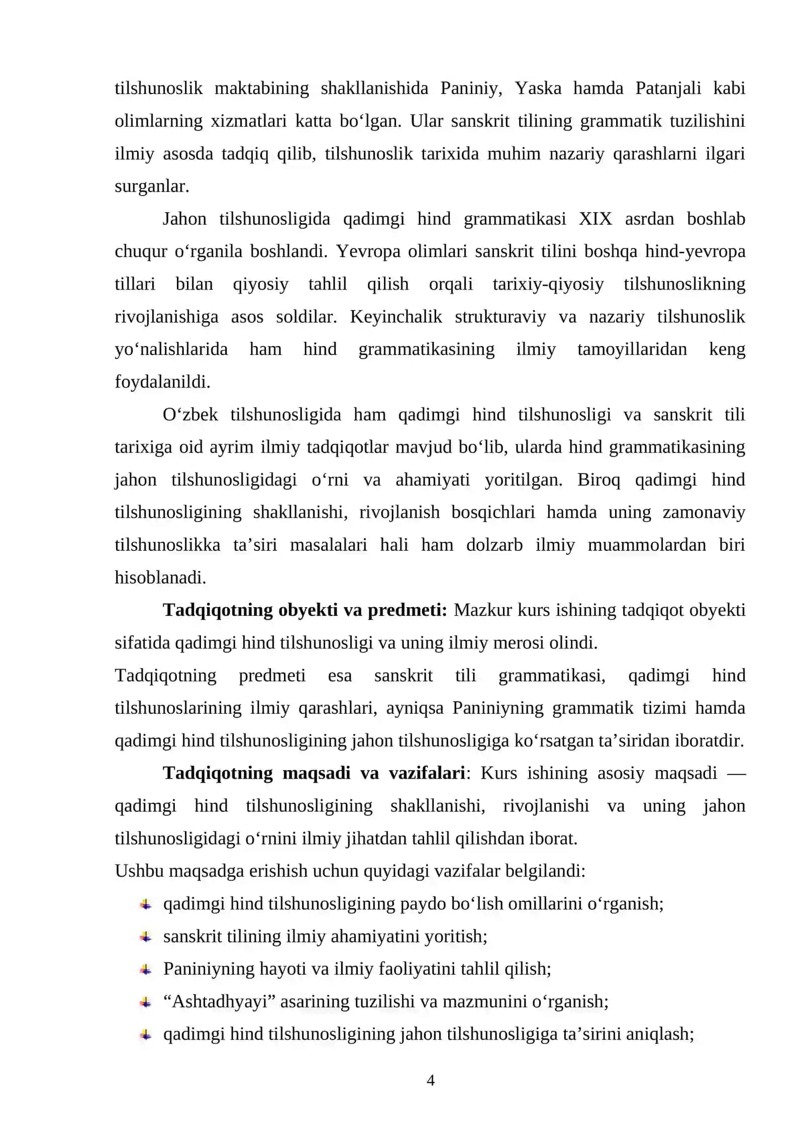 Qadmgi hind tilshunosligi 4