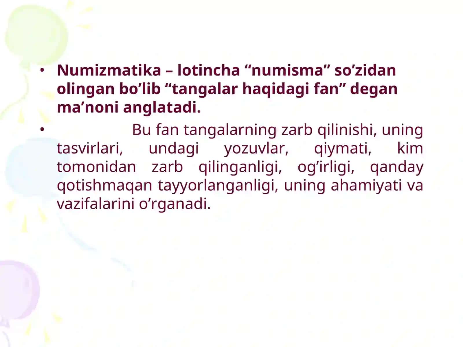 Tangalar va numizmatika 4