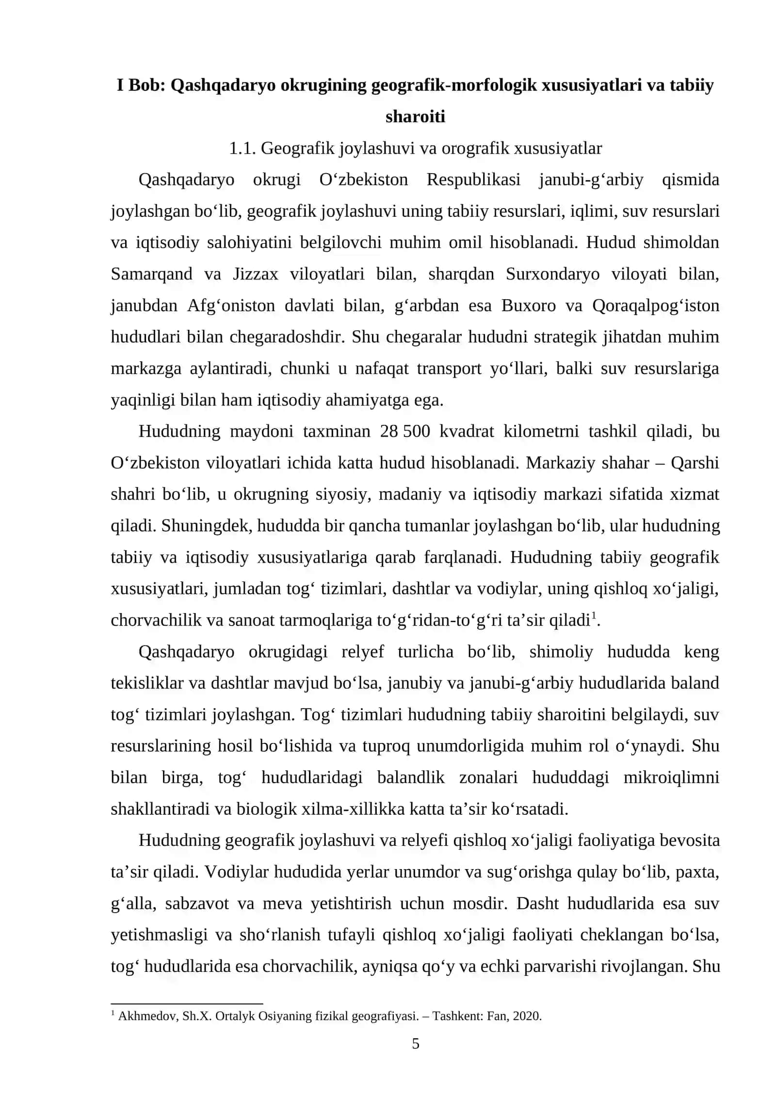 Qashqadaryo okrugiga umumiy tavsif 4