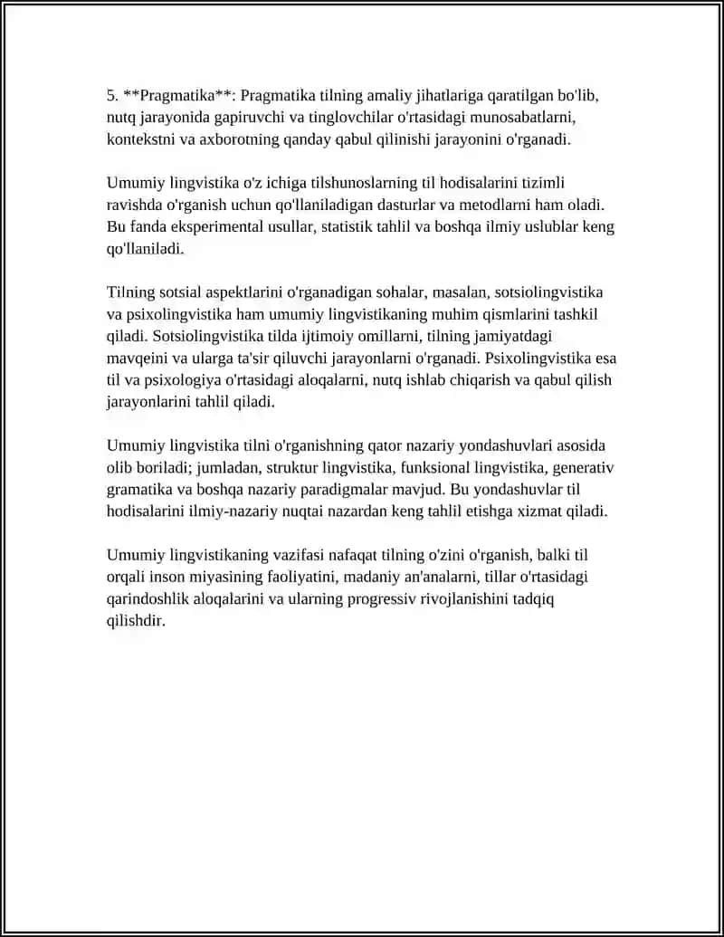 Umumiy lingvistika 4