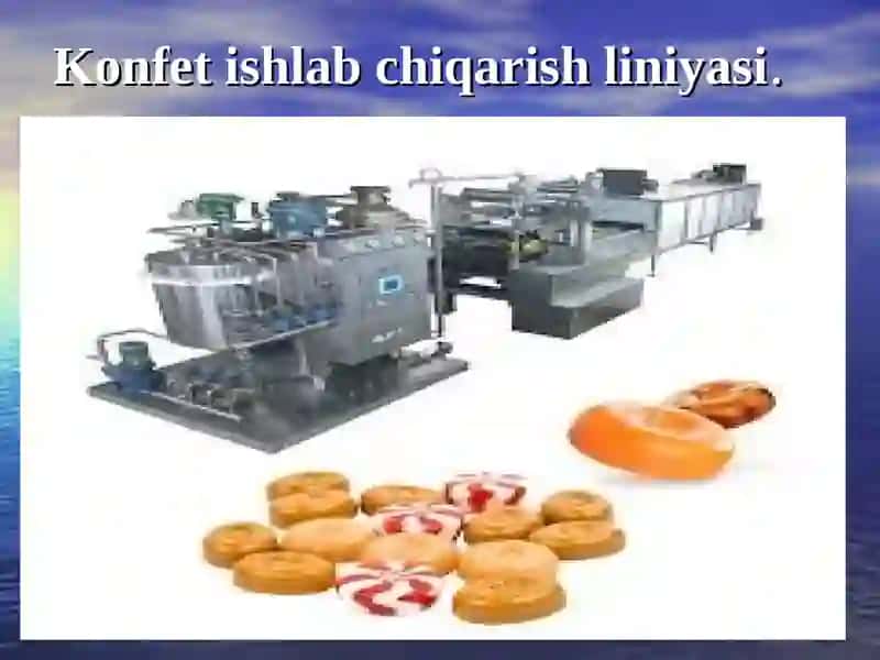 Konfet ishlab chiqarish texnologiyasi 4