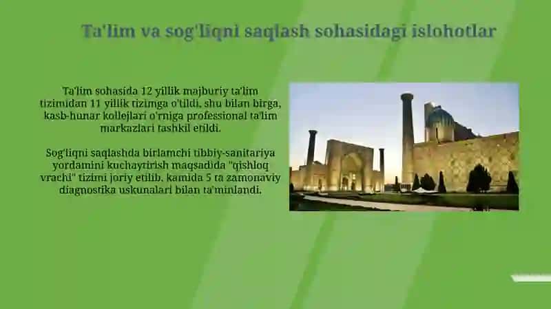 Ijtimoiy islohotlarning mohiyati va ahamiyati 4