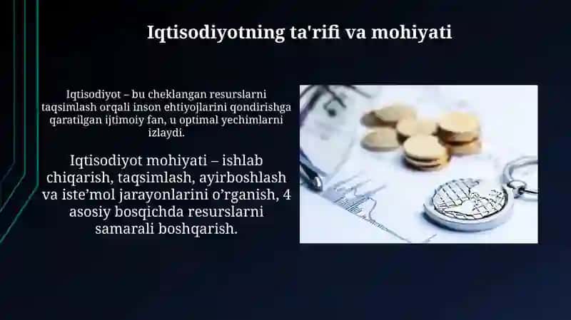 Ekonomika va xrematistika 4
