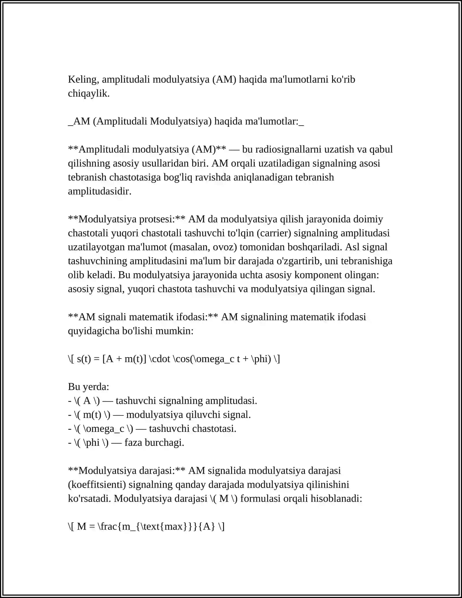 YUQORI CHASTOTALI SIGNALLARNI UZATISH USULLARI 4