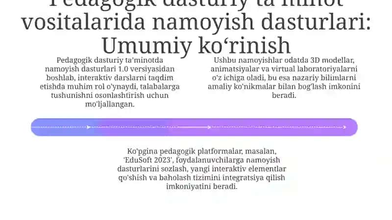 Pedagogik dasturiy vositalarda namoyish dasturlari 4