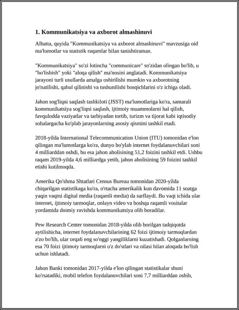 MUSTAQIL ISH Mavzu: TILNING IJTIMOIY VAZIFALARI 4