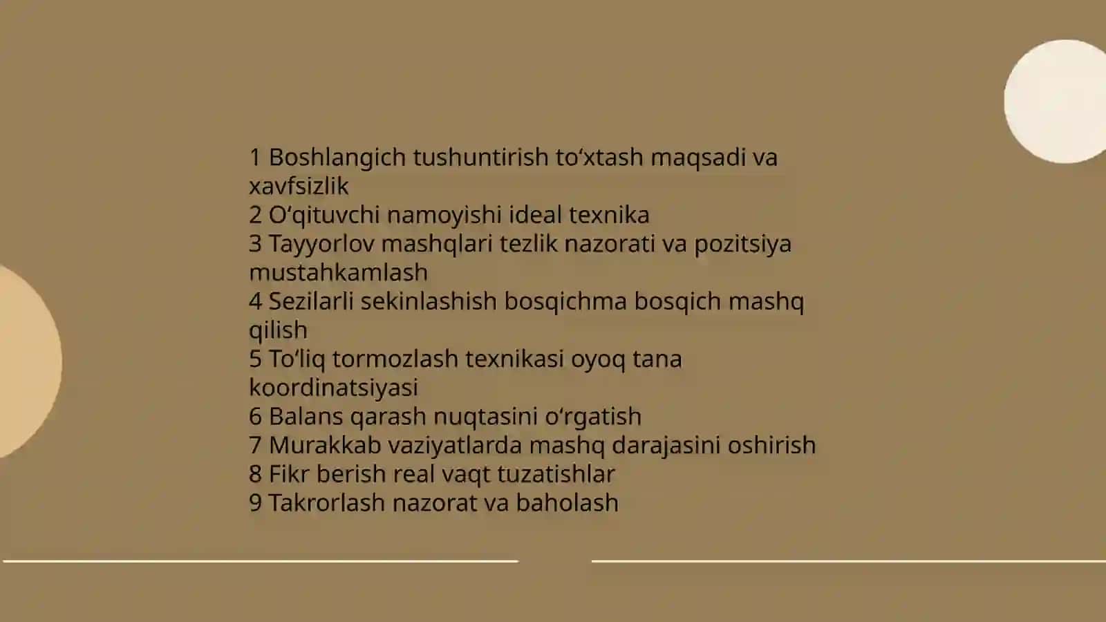 Toʻxtash texnikasini oʻrgatish metodikasi 4