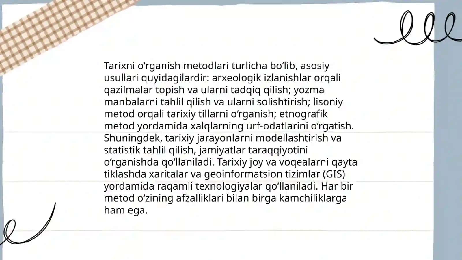 Tarix fani haqida ilmiy qarashlar 4