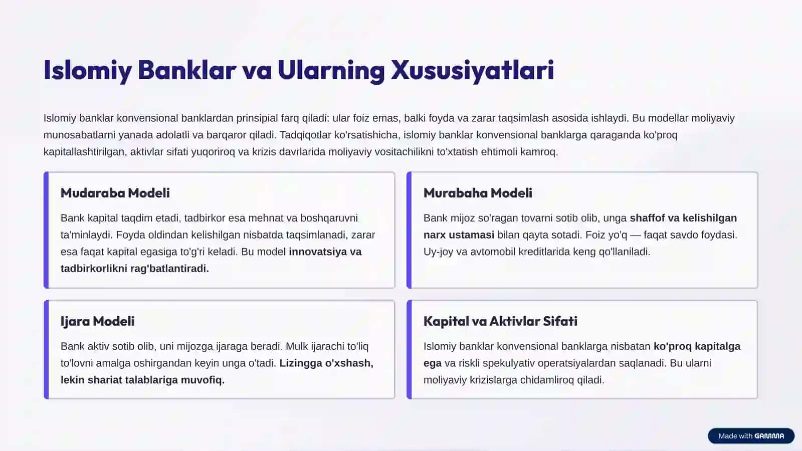 Islomiy Moliya va Uning Iqtisodiy Imkoniyatlari 4
