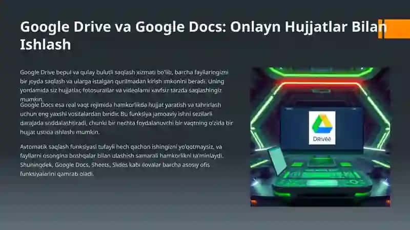 Google va Microsoft Vositalari va Xizmatlari 4
