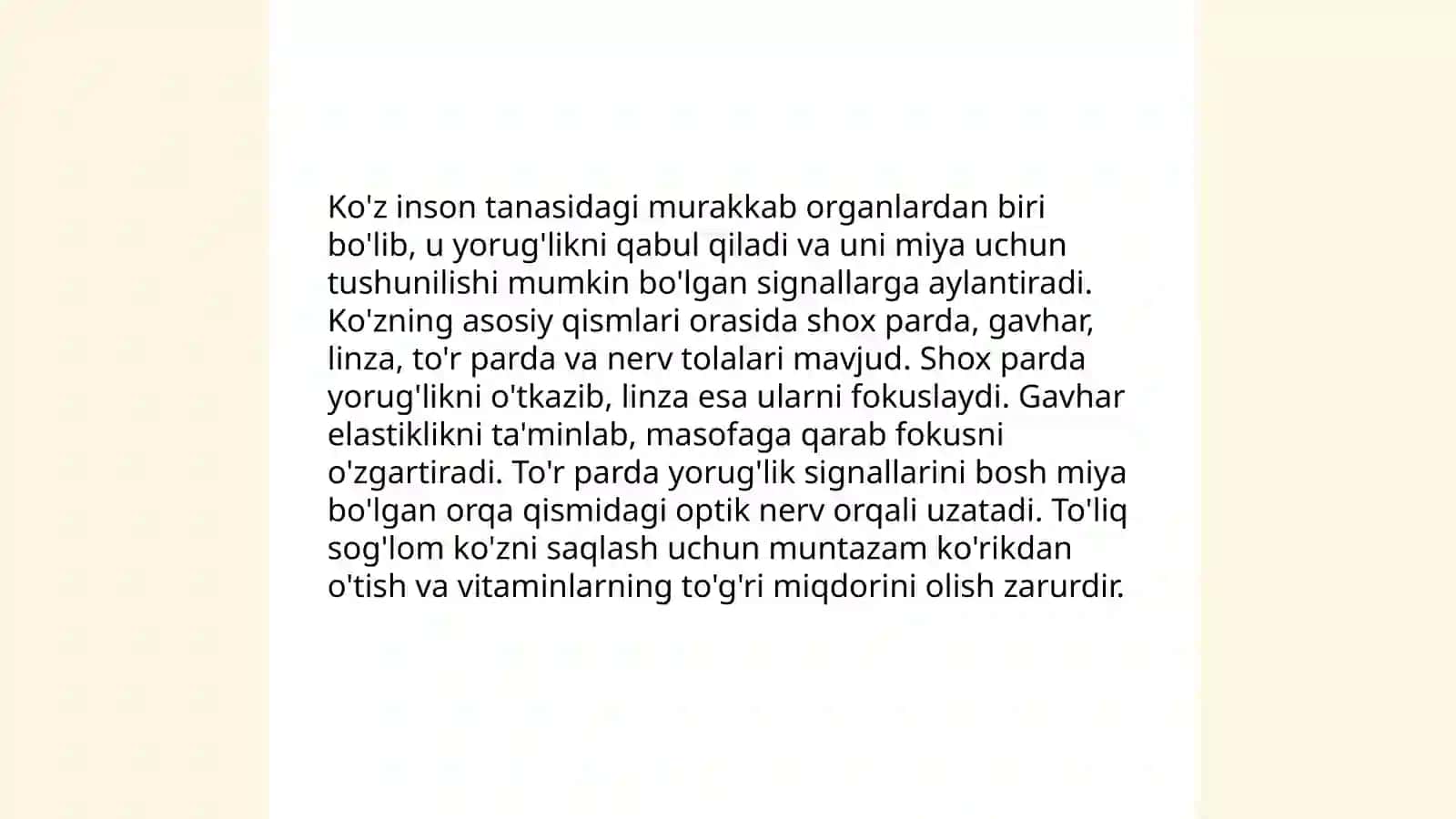 Sezgi azolarining boshqarilishi 4