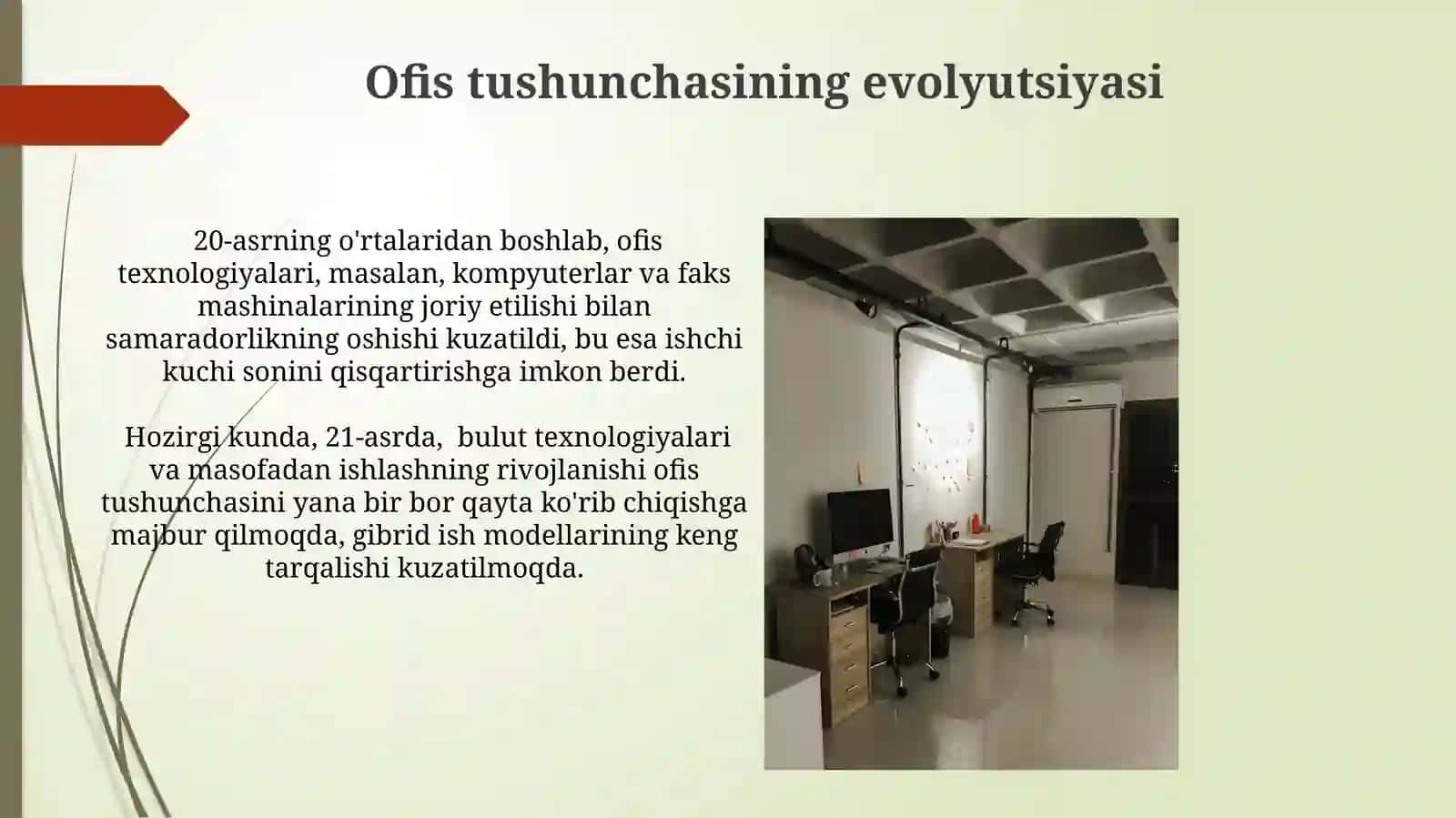 Ofis texnologiyalari va avtomatlashtirish 4