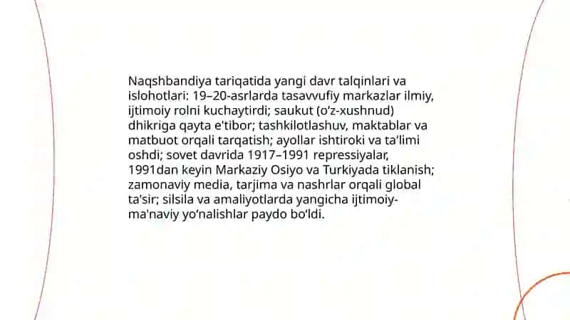 Yangi davr Sharq tasavvufi 4