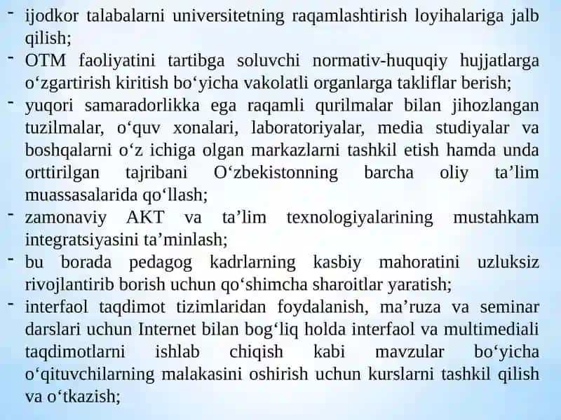 Ta’lim muhitini raqamlashtirish 4