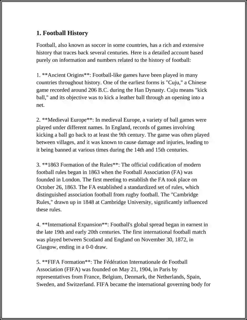Football History 4
