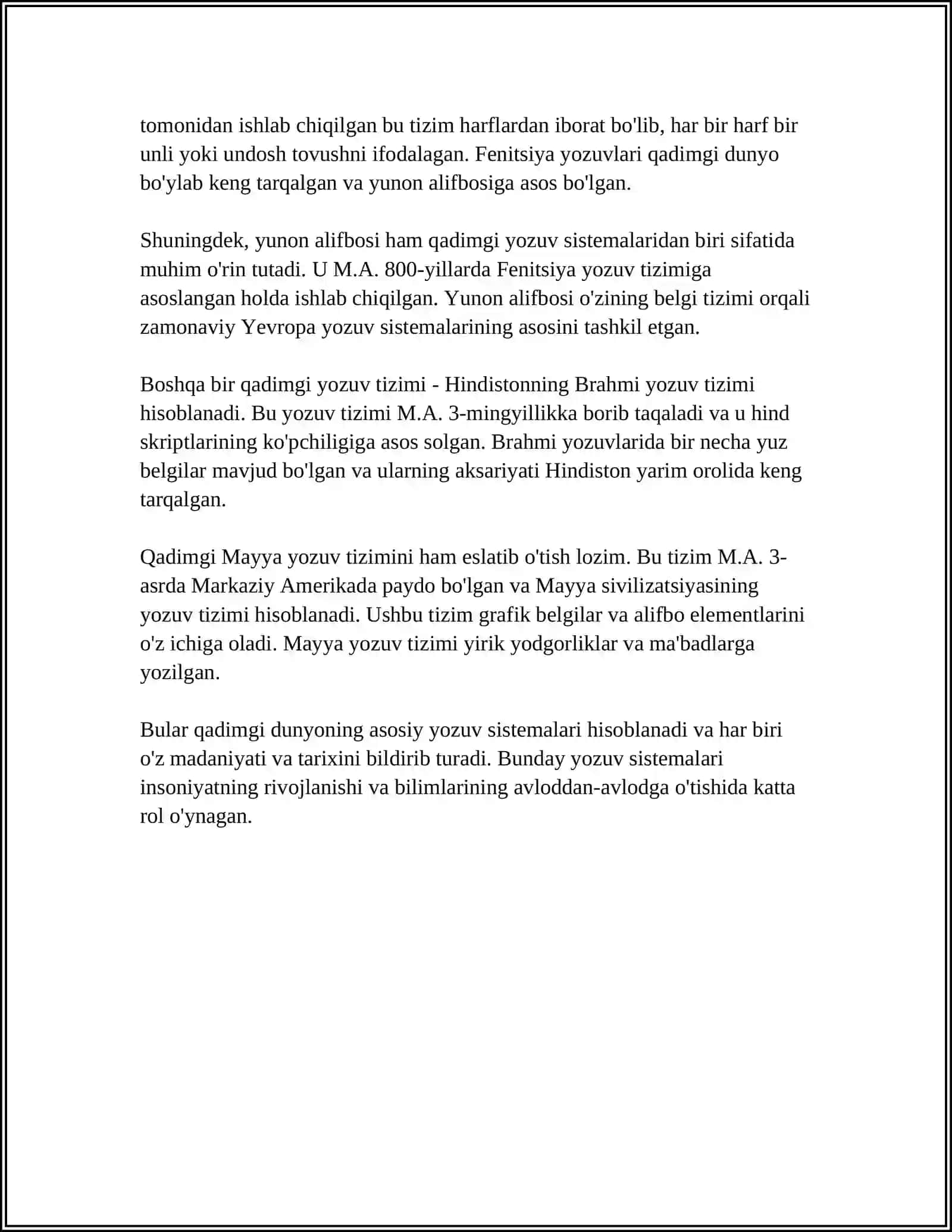 QADIMGI YOZUVLAR TARIXI 4