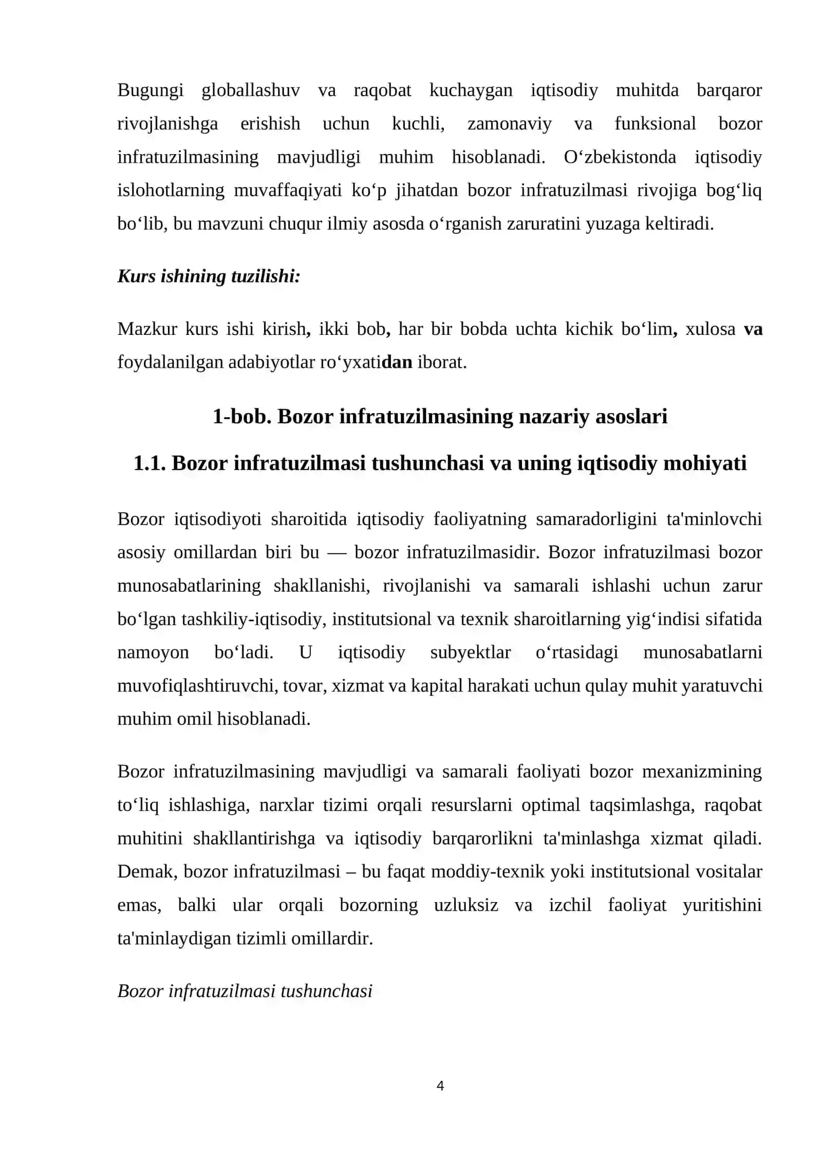 Bozor infratuzilmasi 4