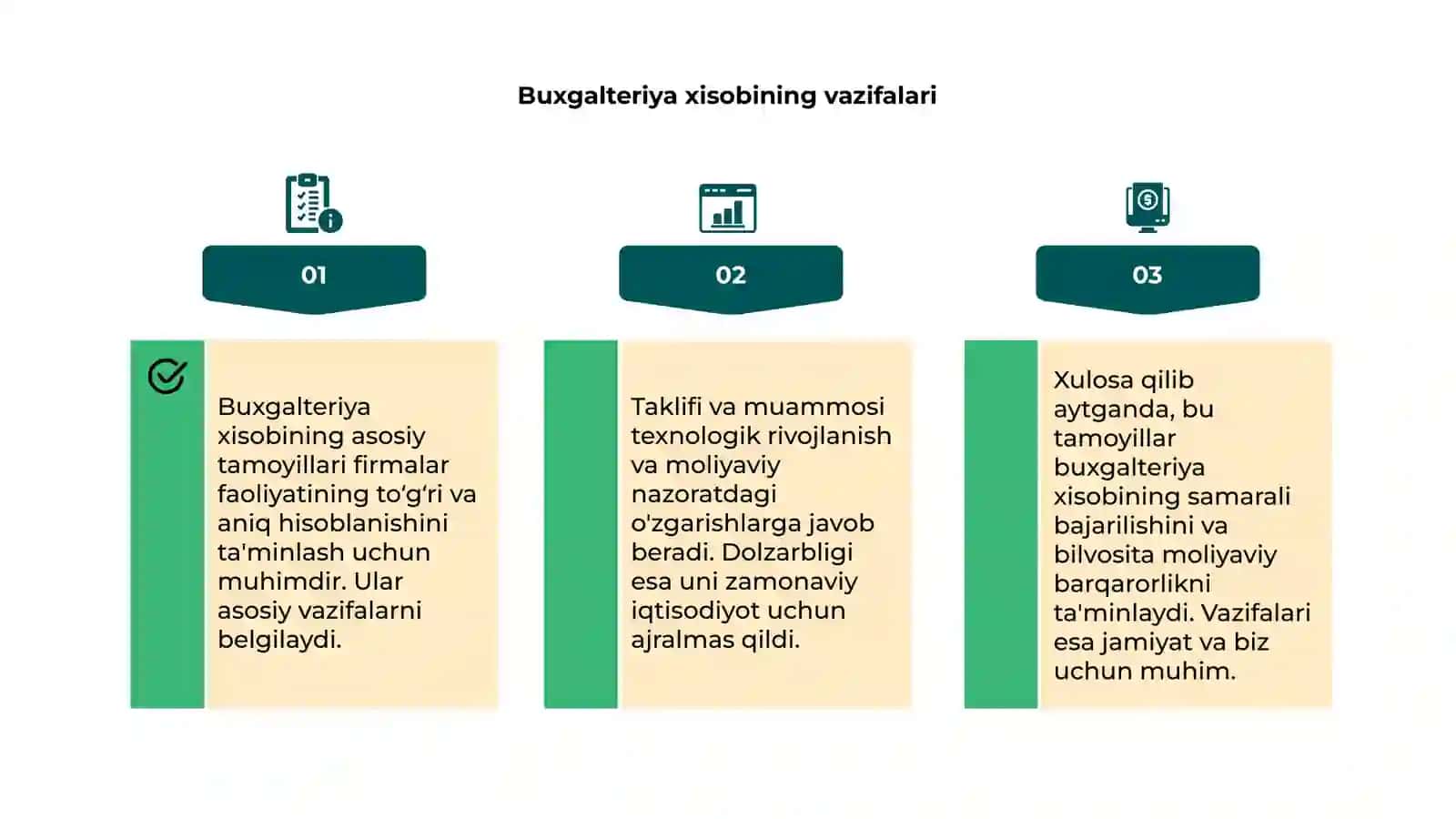Buxgalteriya xisobinining asosiy tamoyillari 4