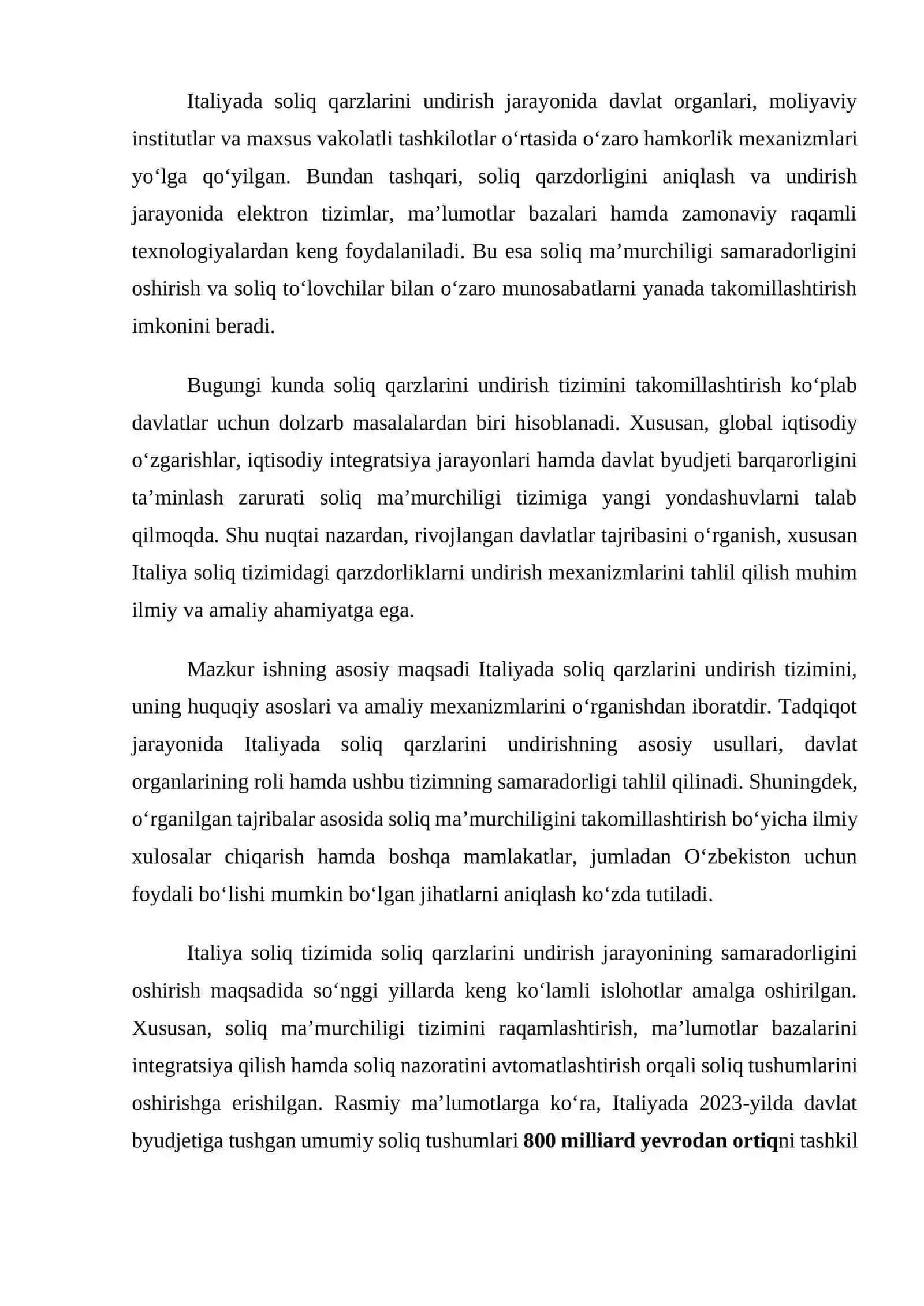 ITALIYADA SOLIQ QARZINI UNDIRISH REFERAT 4