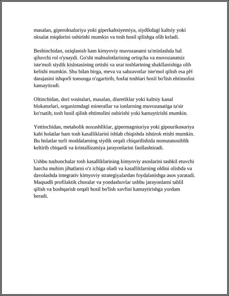 TOSH KASALLIKLARINING KIMYOVIY ASOSLARI 4