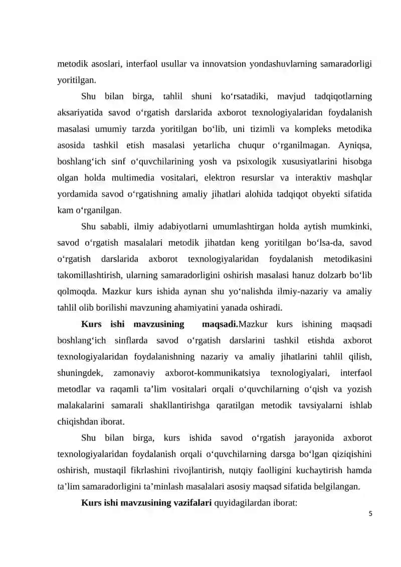 Savod Oʻrgatish jarayonida Axborot Texnologiyalaridan foydalanishning nazariy asoslari 4