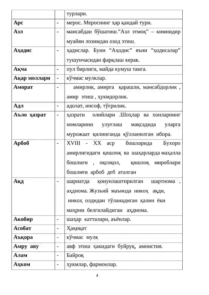 ЖАДИДЛАР  ТОМОНИДАН ИШЛАТИЛГАН ДАВЛАТ-ҲУҚУҚИЙ АТАМАЛАР  ТЕРМИНОЛОГИЯСИ 4