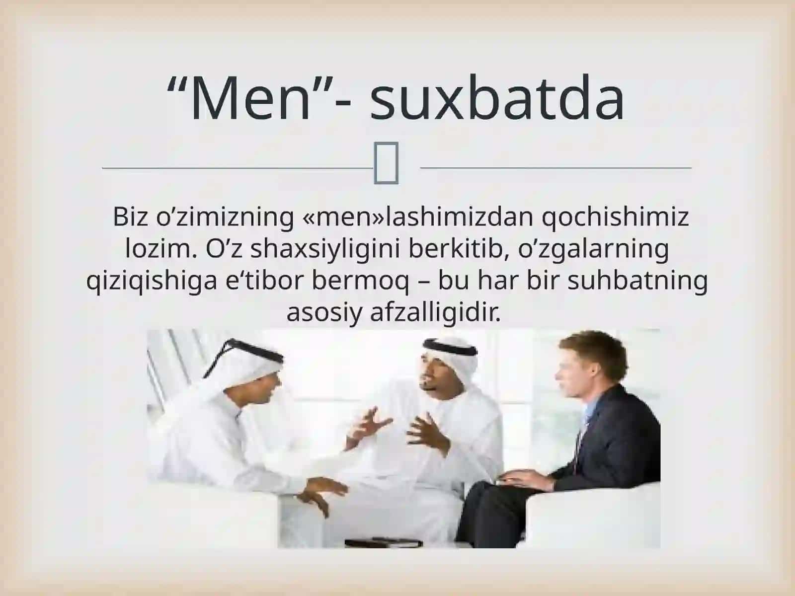 RASMIY MULOQOTNING MILLIY XUSUSIYATLARI 4