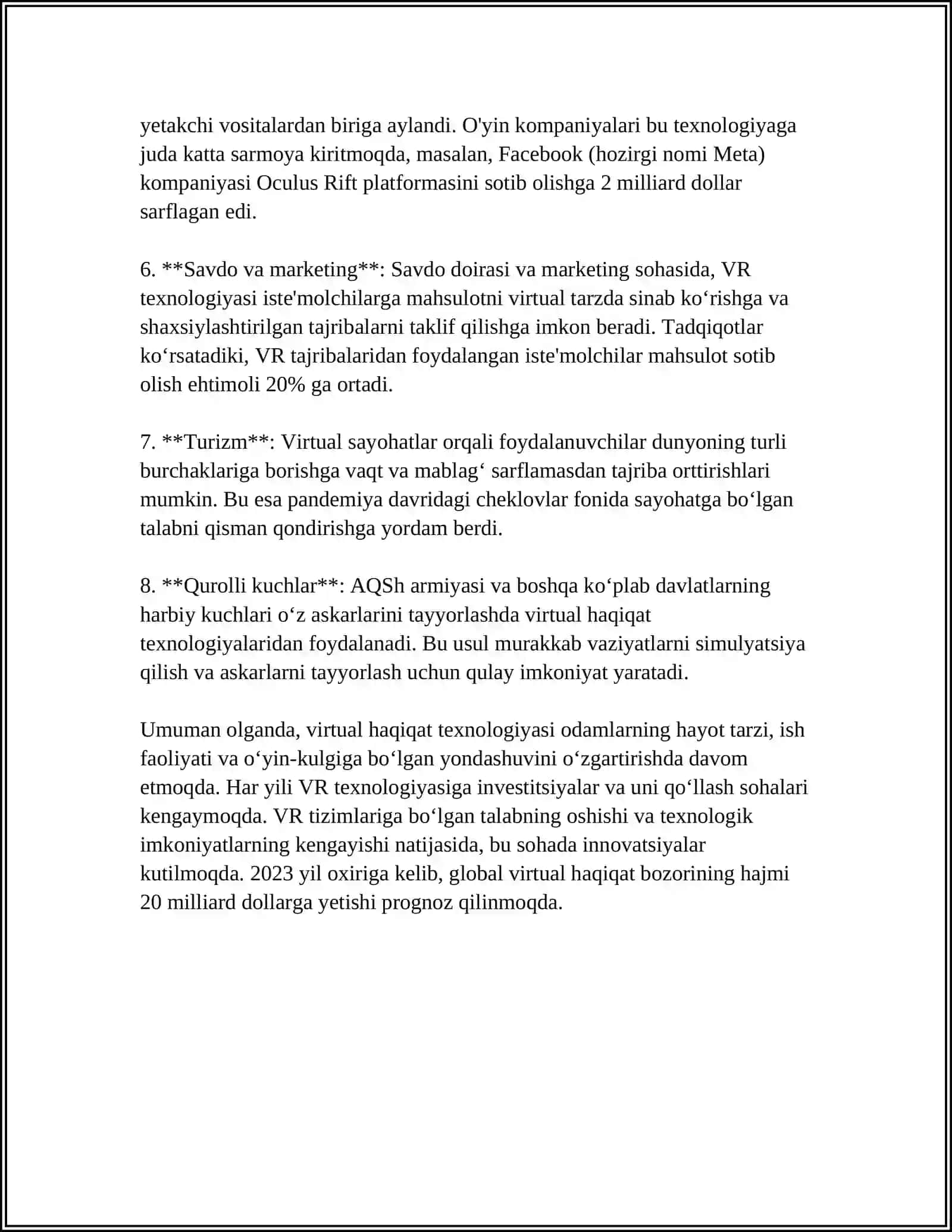 VIRTUAL TUTQUNLIKKA QARSHI KURASH 4