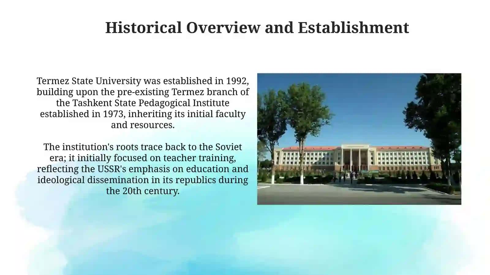 Termez State University 4