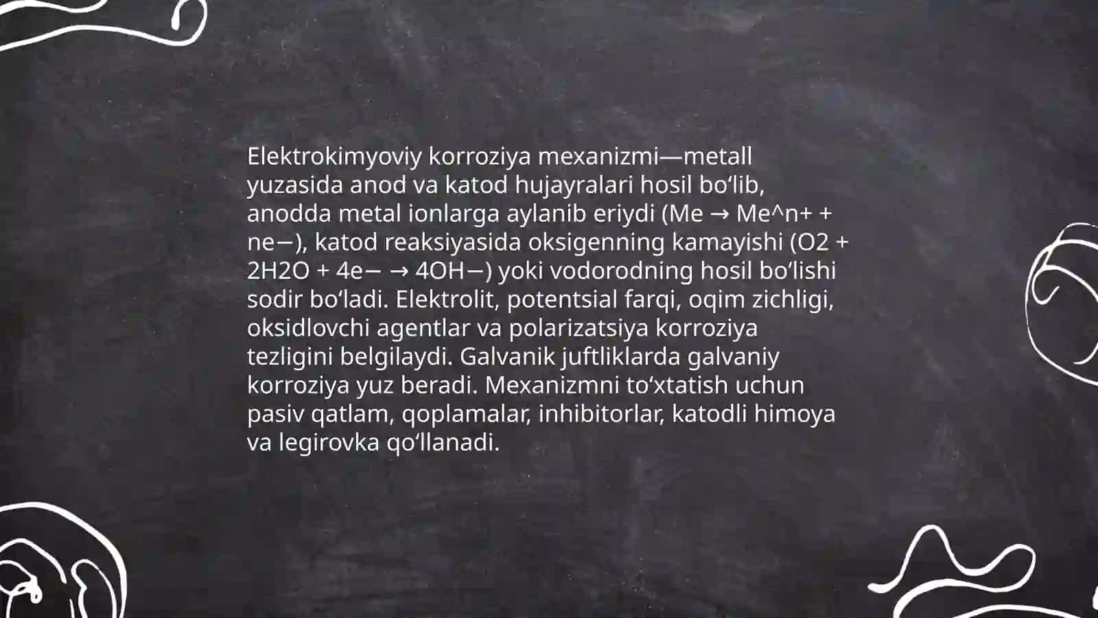 Metallar korroziyasi va uning yechimlari 4