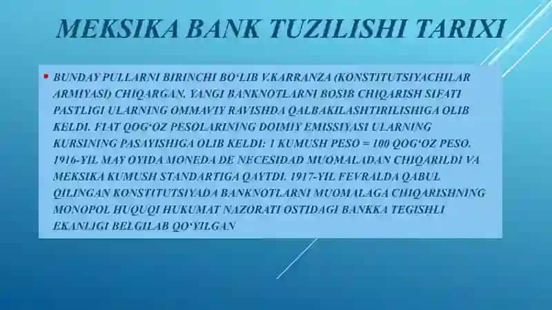 MEKSIKA BANK TIZMI 4