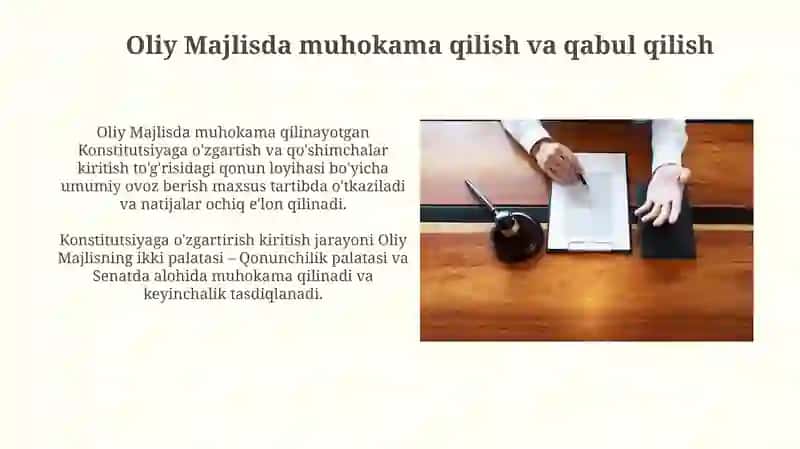 Konstitutsiyaning oʻzgartirish tartibi 4